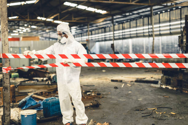Professional Hoarding Cleanup technician working in Stafford, OR